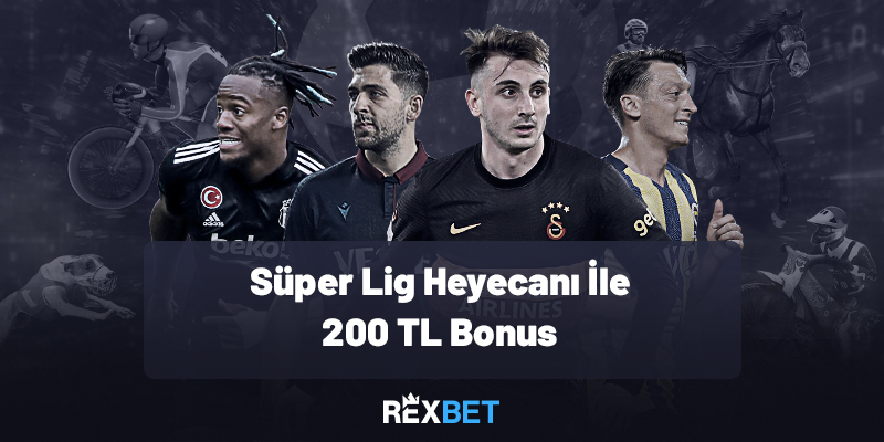 Rexbet75.com Sanal Sporlara 200TL Bonus