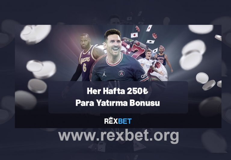 Rexbet Haftalık Para Yatırma Bonusu