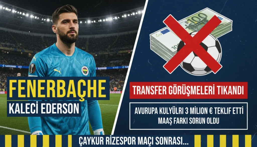 Ederson’un Fenerbahçe’deki Geleceği: Çaykur Rizespor Maçı Sonrası Değerlendirmeler